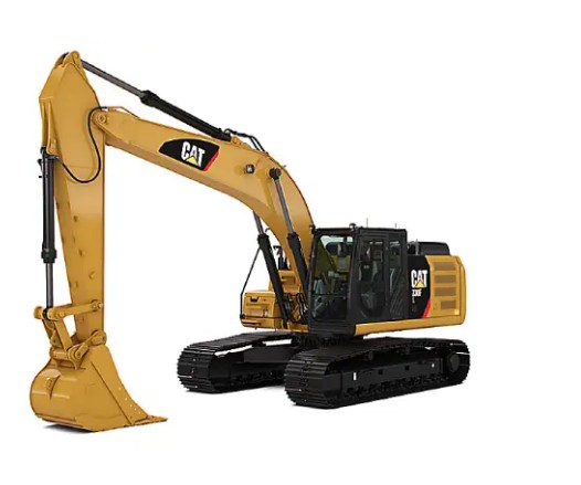 Excavator at construction site